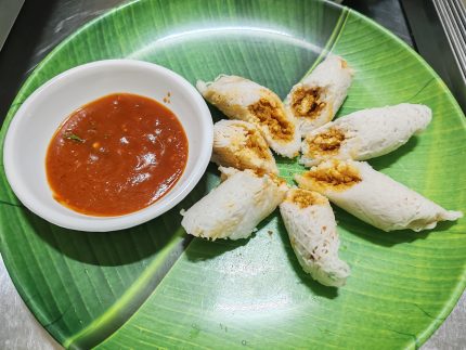 Panner Stuffed Idiyappam